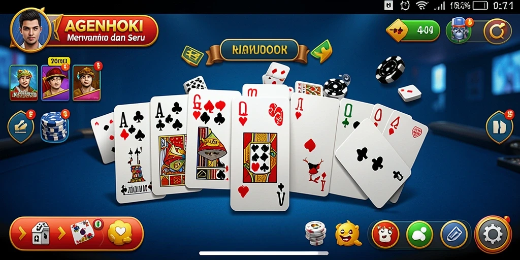 Tampilan gameplay AGENHOKI yang menarik dan interaktif.