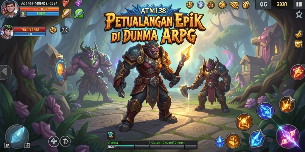 Screenshot ATM138 menunjukkan aksi combat yang dinamis dan grafis yang memukau.