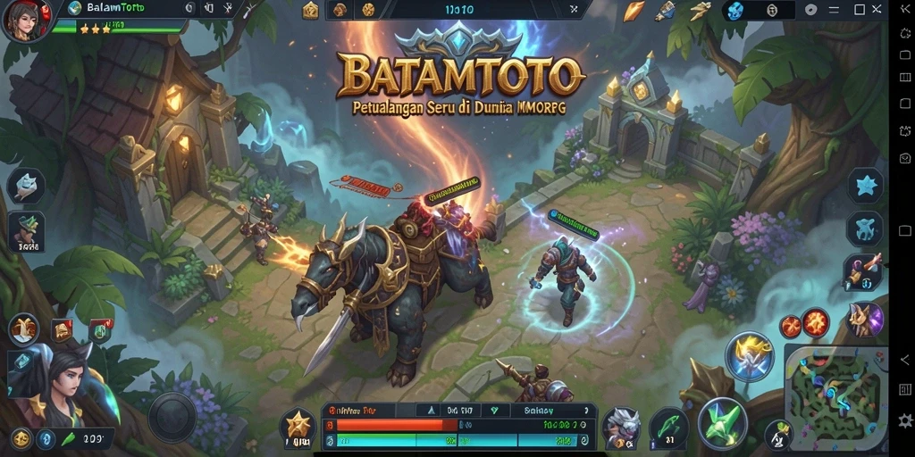 Screenshot gameplay BATAMTOTO menampilkan petualangan seru dalam dunia MMORPG.