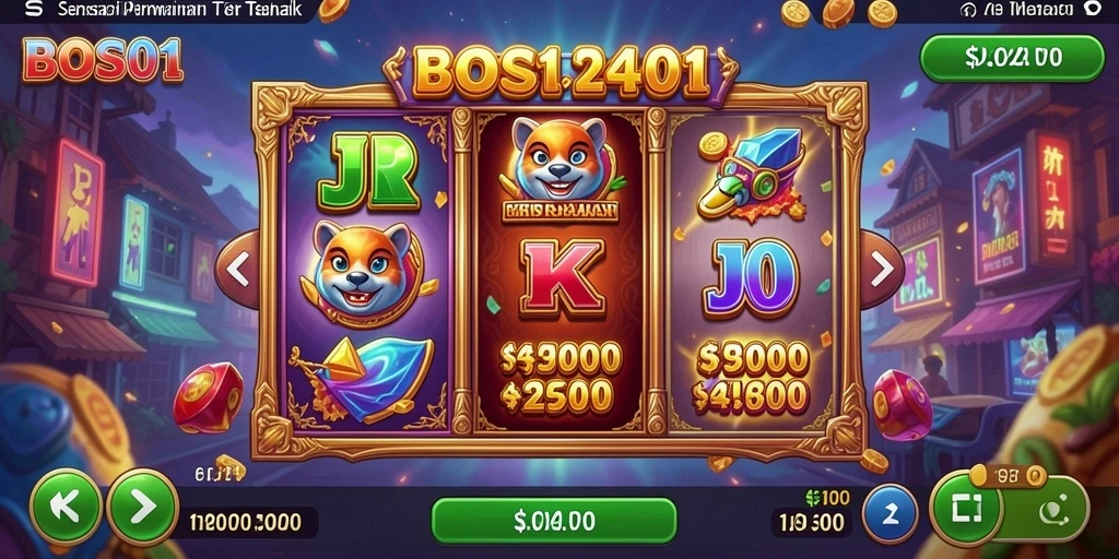 Tampilan gameplay Slot yang menegangkan dan mengasyikkan.