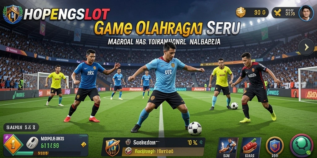 Screenshot HOPENGSLOT menampilkan serunya gameplay olahraga.
