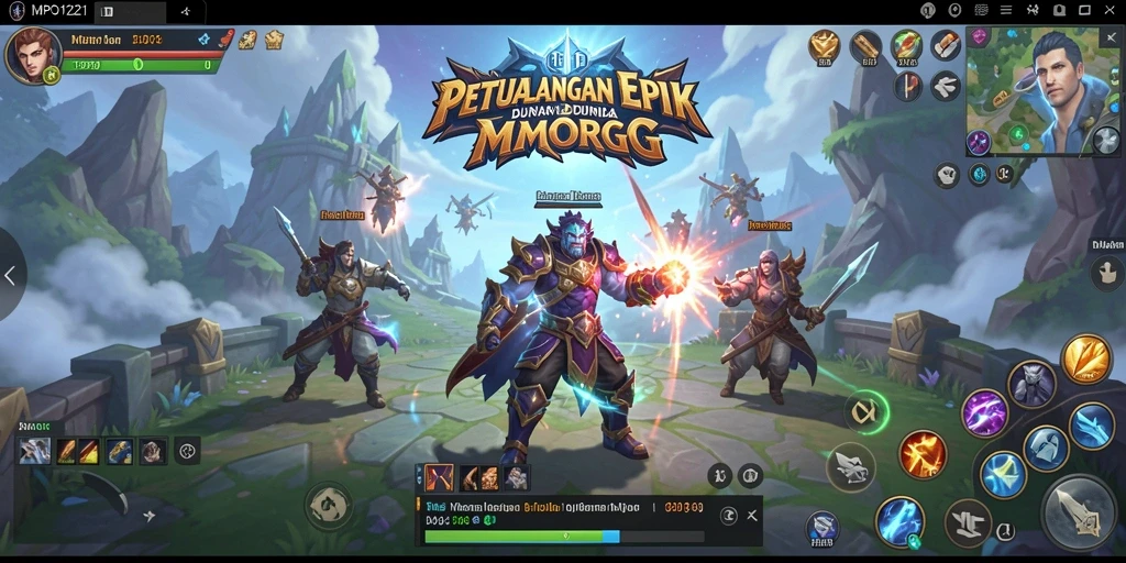 Tampilan gameplay seru dalam MPO1221 yang memukau.