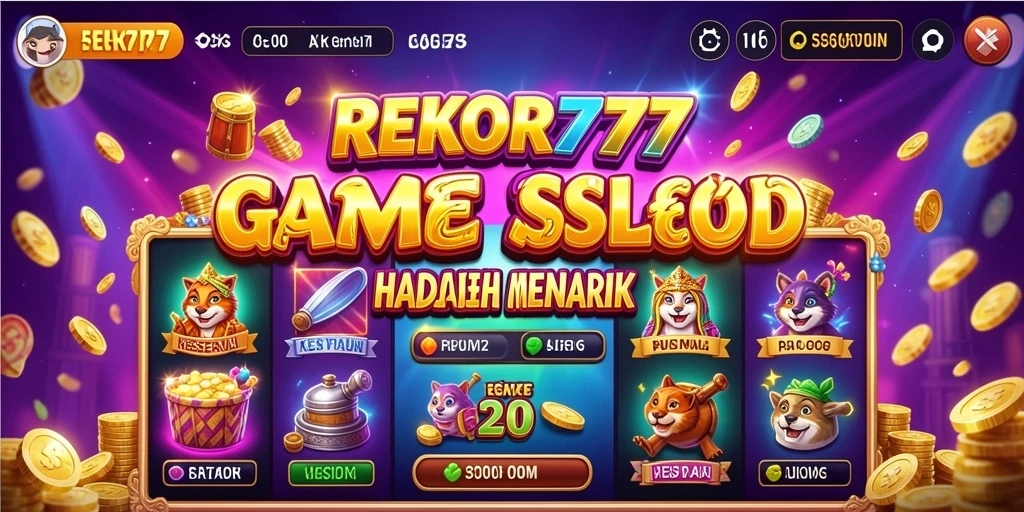 Tampilan gameplay yang menarik di REKOR777 dengan slot yang beragam.
