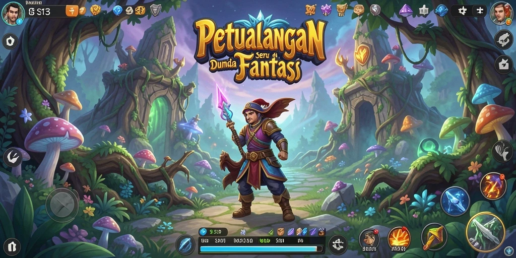 Tampilan gameplay S13 dengan aksi petualangan yang mendebarkan.