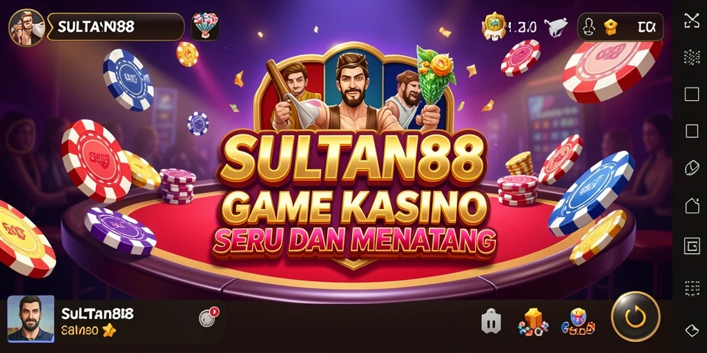 Screenshot SULTAN88 menampilkan gameplay Kasino yang mengasyikkan.
